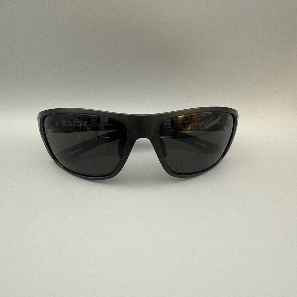Under Armour UA Battle Force Sunglasses Polarized Black Wrap Tactical Z87+